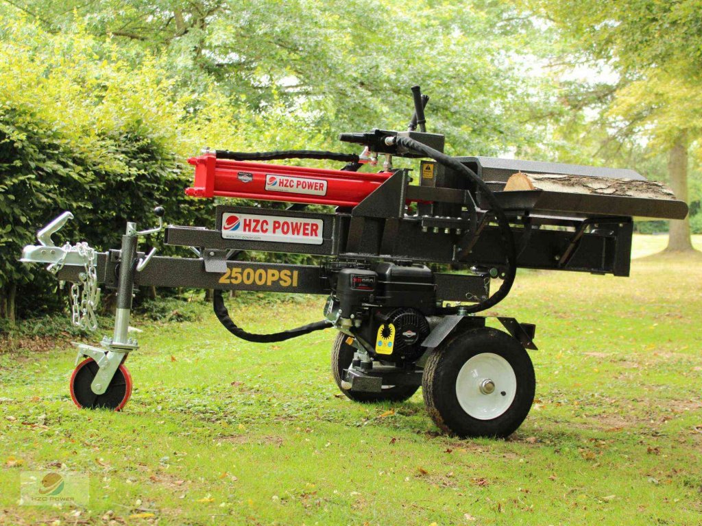 Holzspalter Türe ait HZC Power 25 t liegend Holzspalter mit Benzinmotor, Stammheber & Schutzabdeckung (HS25205), Neumaschine içinde Krefeld (resim 5)