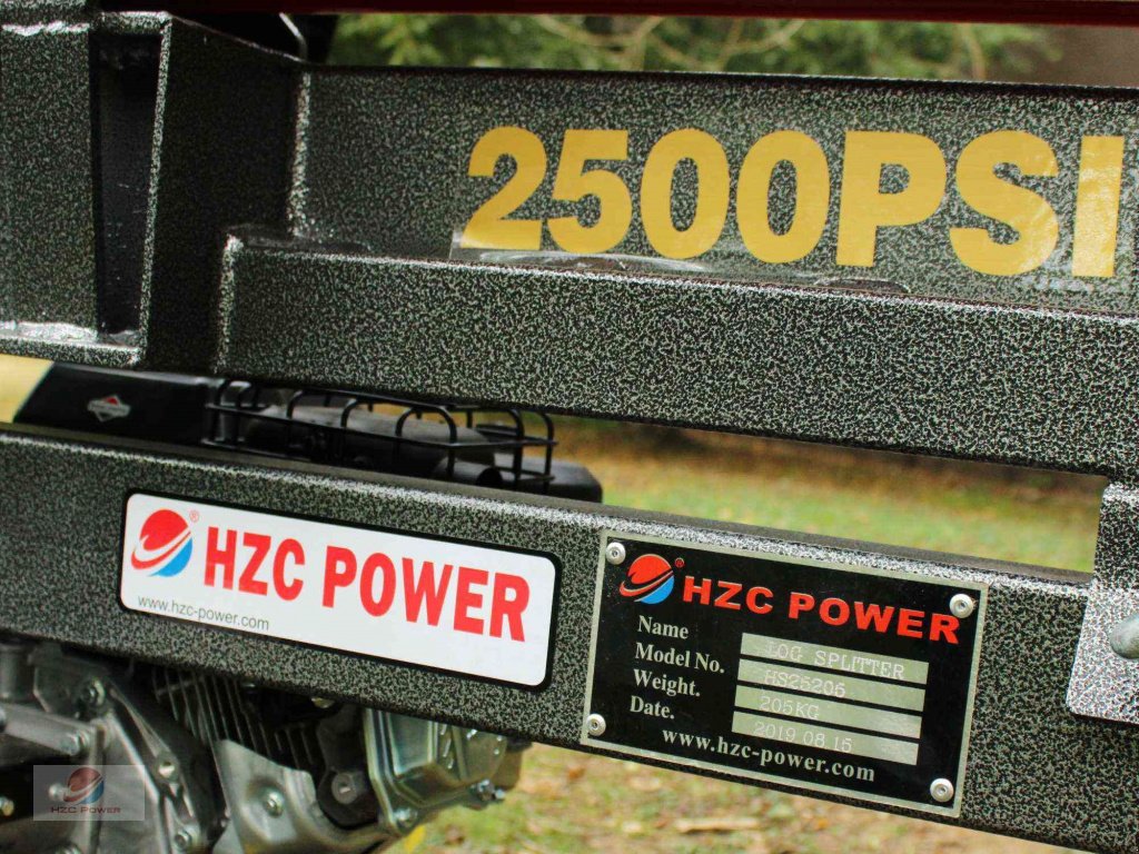 Holzspalter Türe ait HZC Power 25 t liegend Holzspalter mit Benzinmotor, Stammheber & Schutzabdeckung (HS25205), Neumaschine içinde Krefeld (resim 10)