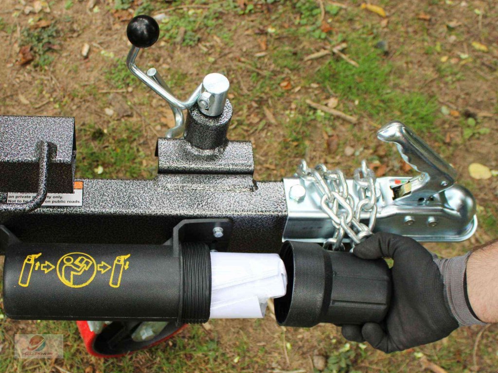 Holzspalter Türe ait HZC Power 25 t liegend Holzspalter mit Benzinmotor, Stammheber & Schutzabdeckung (HS25205), Neumaschine içinde Krefeld (resim 14)