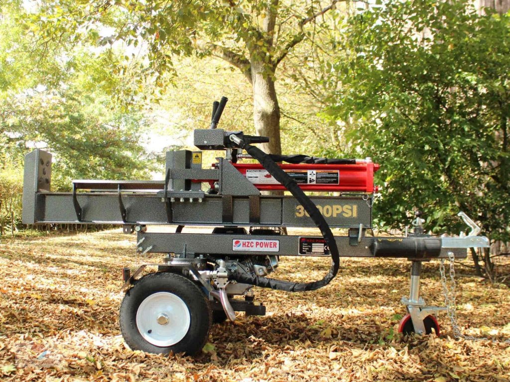 Holzspalter Türe ait HZC Power HS30244 30 t stehend & liegend Holzspalter mit Benzinmotor, Neumaschine içinde Krefeld (resim 4)