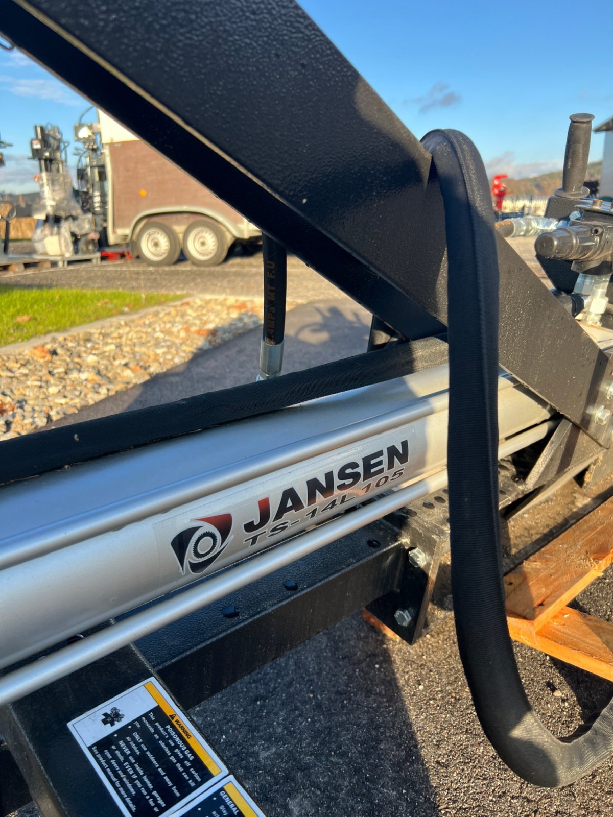 Holzspalter Türe ait Jansen TS-14L105, Neumaschine içinde Rudersdorf (resim 7)