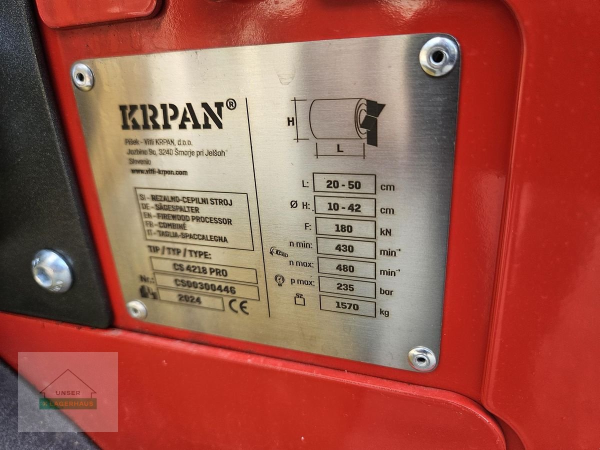 Holzspalter от тип Krpan CS4218 pro, Neumaschine в Wies (Снимка 3)