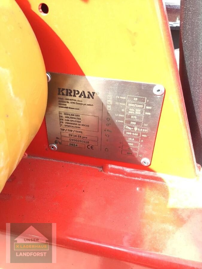 Holzspalter des Typs Krpan CV 14 EK Pro 400 V, Neumaschine in Murau (Bild 8)