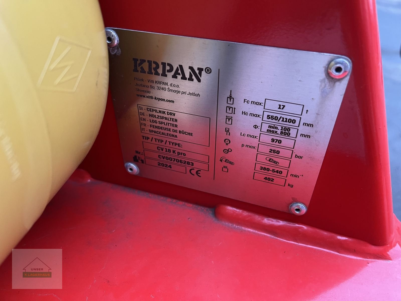 Holzspalter typu Krpan CV 18 K PRO, Neumaschine v Wartberg (Obrázek 6)