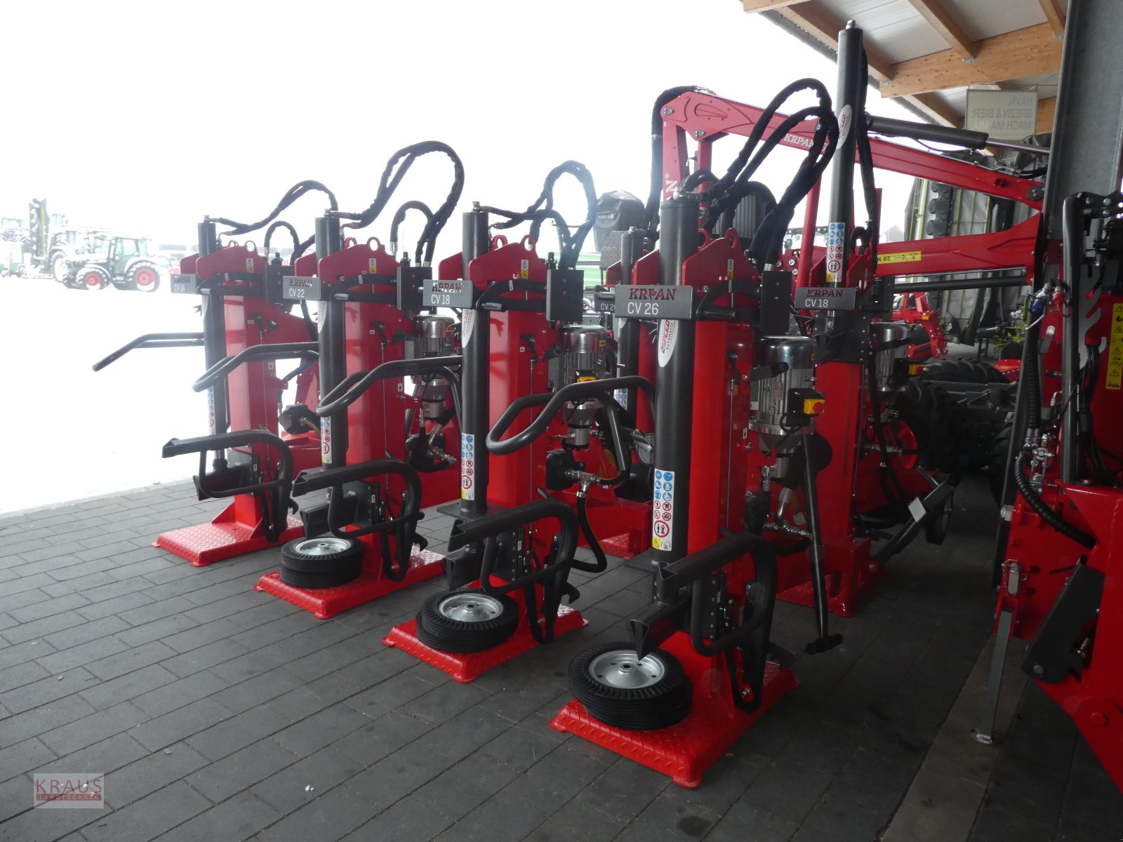 Holzspalter des Typs Krpan Spalter 14 -26 to Kombi und Zapfwelle, Neumaschine in Geiersthal (Bild 1)