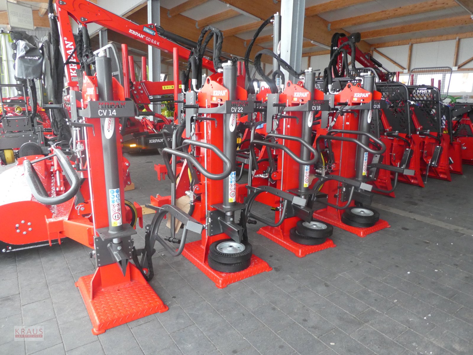 Holzspalter des Typs Krpan Spalter 14 -26 to Kombi und Zapfwelle, Neumaschine in Geiersthal (Bild 2)