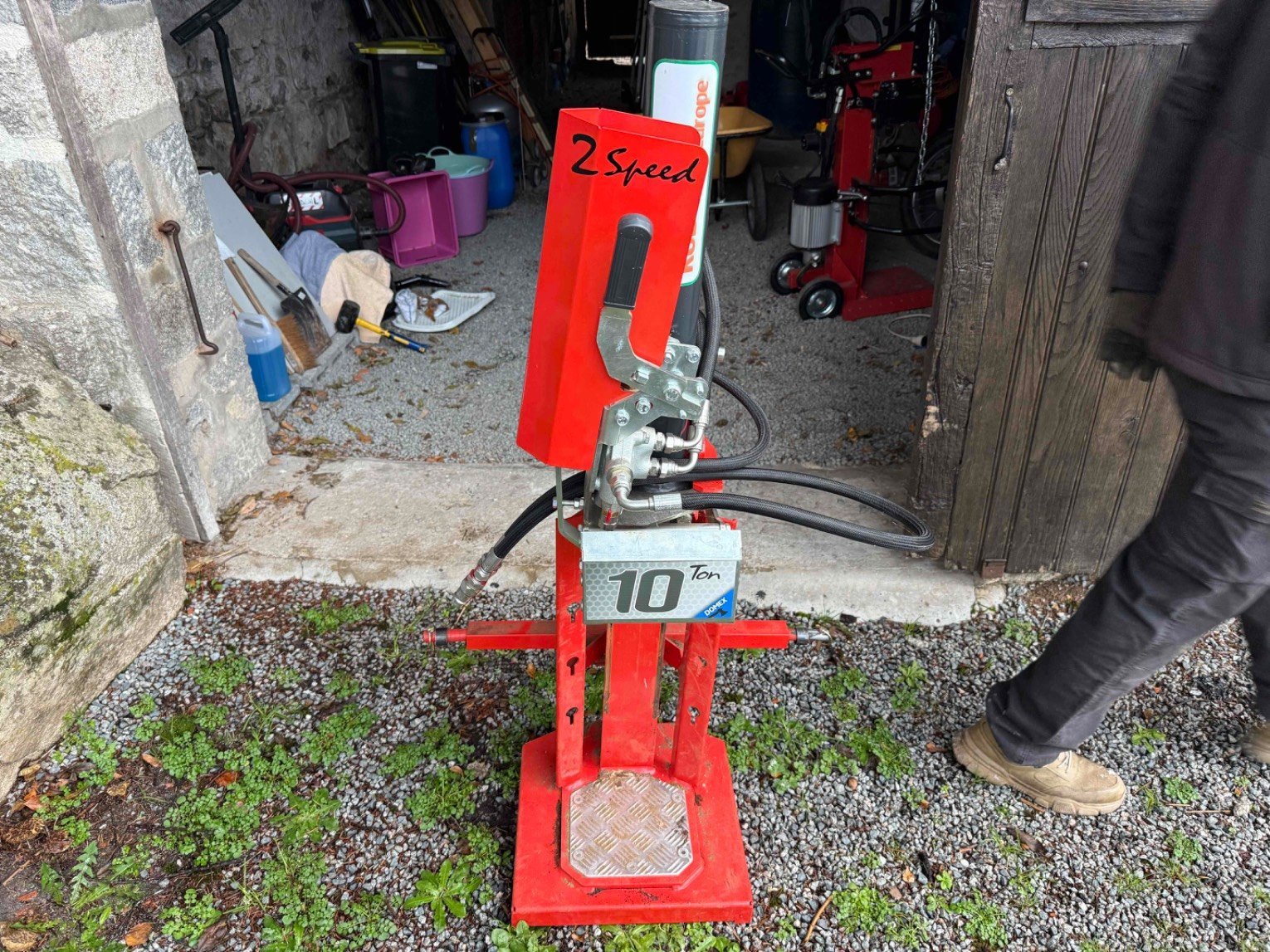 Holzspalter от тип Kubota S10TH56, Gebrauchtmaschine в LA SOUTERRAINE (Снимка 4)