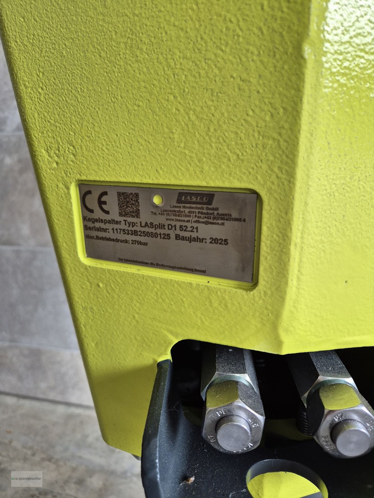 Holzspalter of the type Lasco D1.10.21 Kegelspalter, Neumaschine in Auerbach (Picture 4)