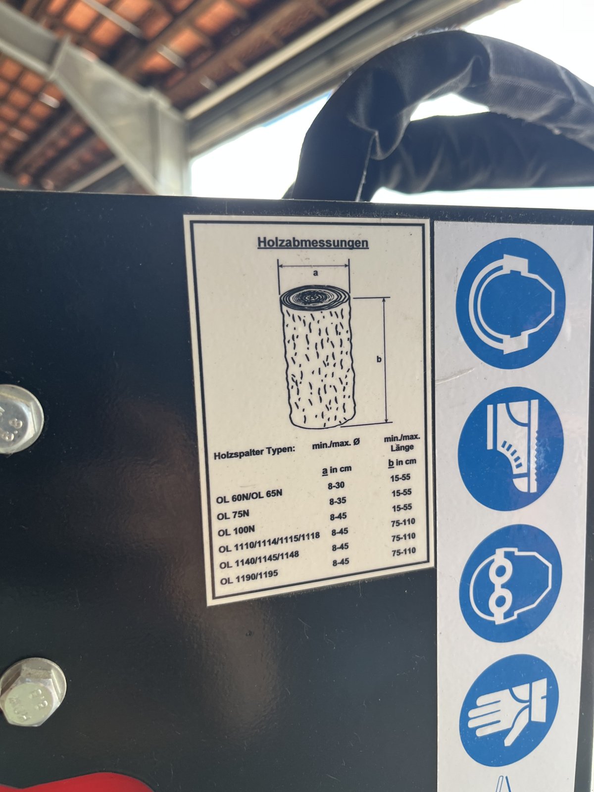 Holzspalter typu Oehler OL1190, Neumaschine v Hagenbüchach (Obrázek 6)