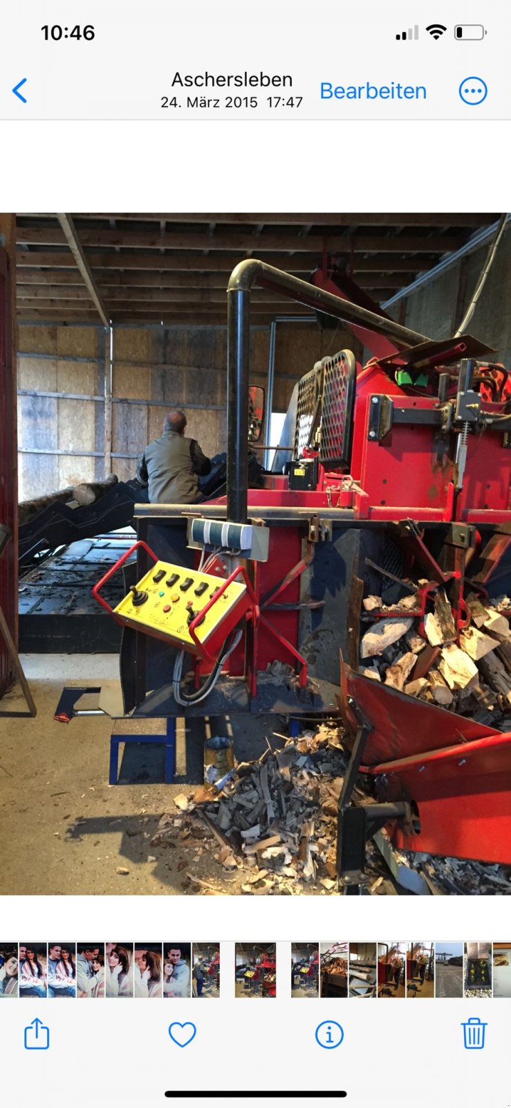 Holzspalter des Typs Palax Power 100 S, Gebrauchtmaschine in Hettstedt (Bild 2)