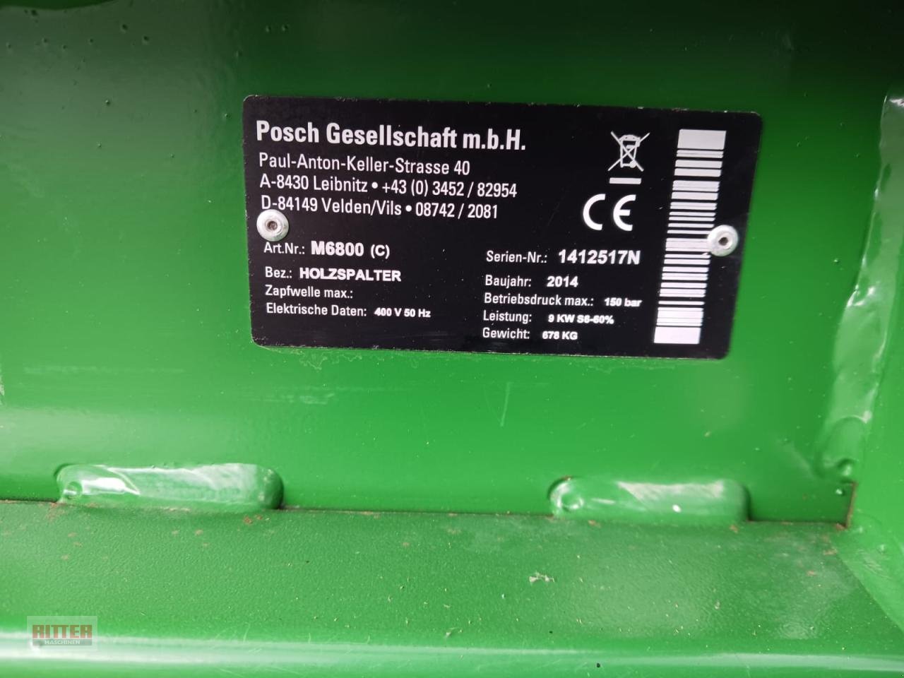 Holzspalter typu Posch AutoSplit 250, Gebrauchtmaschine v Zell a. H. (Obrázek 5)