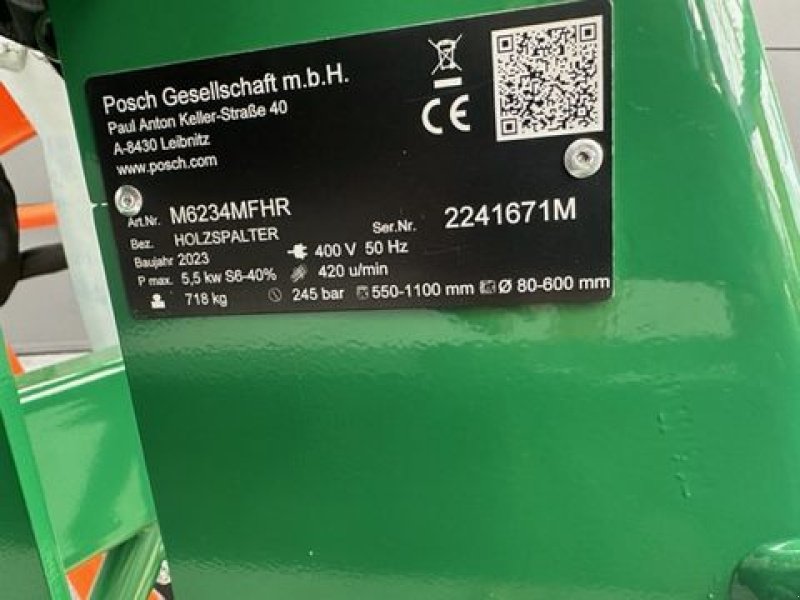 Holzspalter типа Posch Holzspalter Hydrocombi 20 CD+E Winde M6234MRFH, Neumaschine в Tamsweg (Фотография 4)