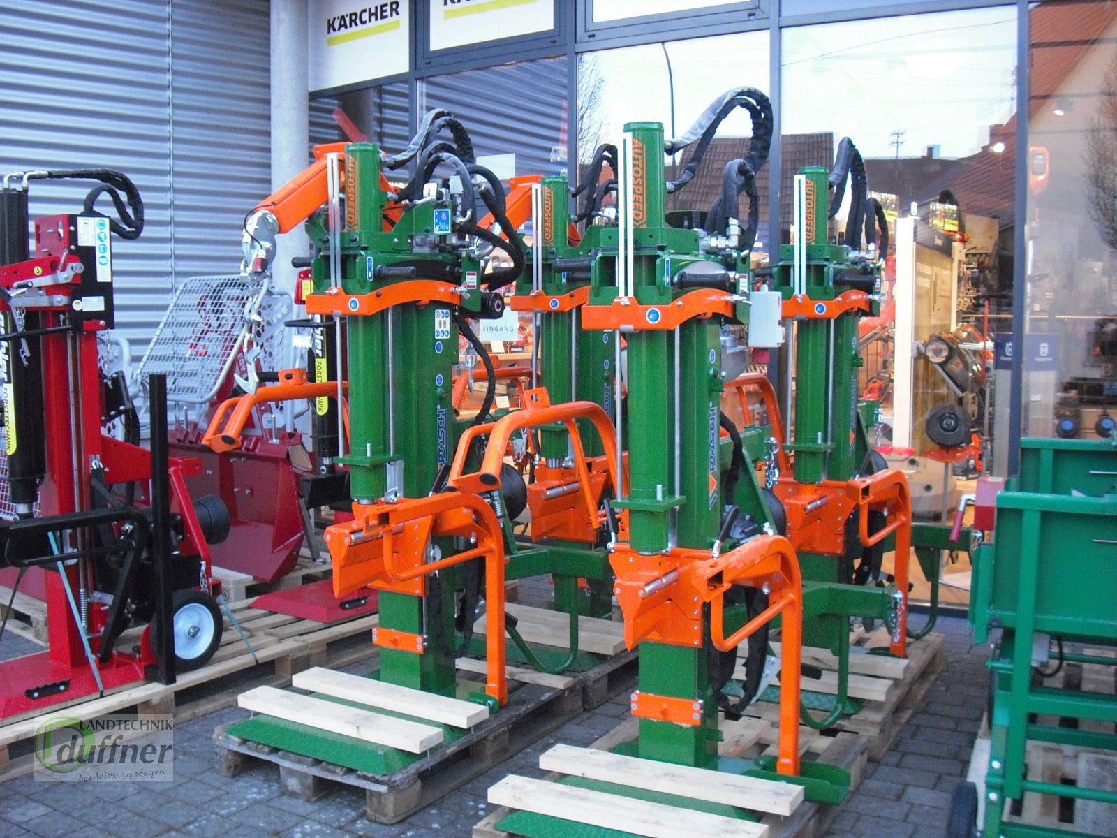 Holzspalter des Typs Posch HydroCombi 16, Neumaschine in Hohentengen (Bild 1)