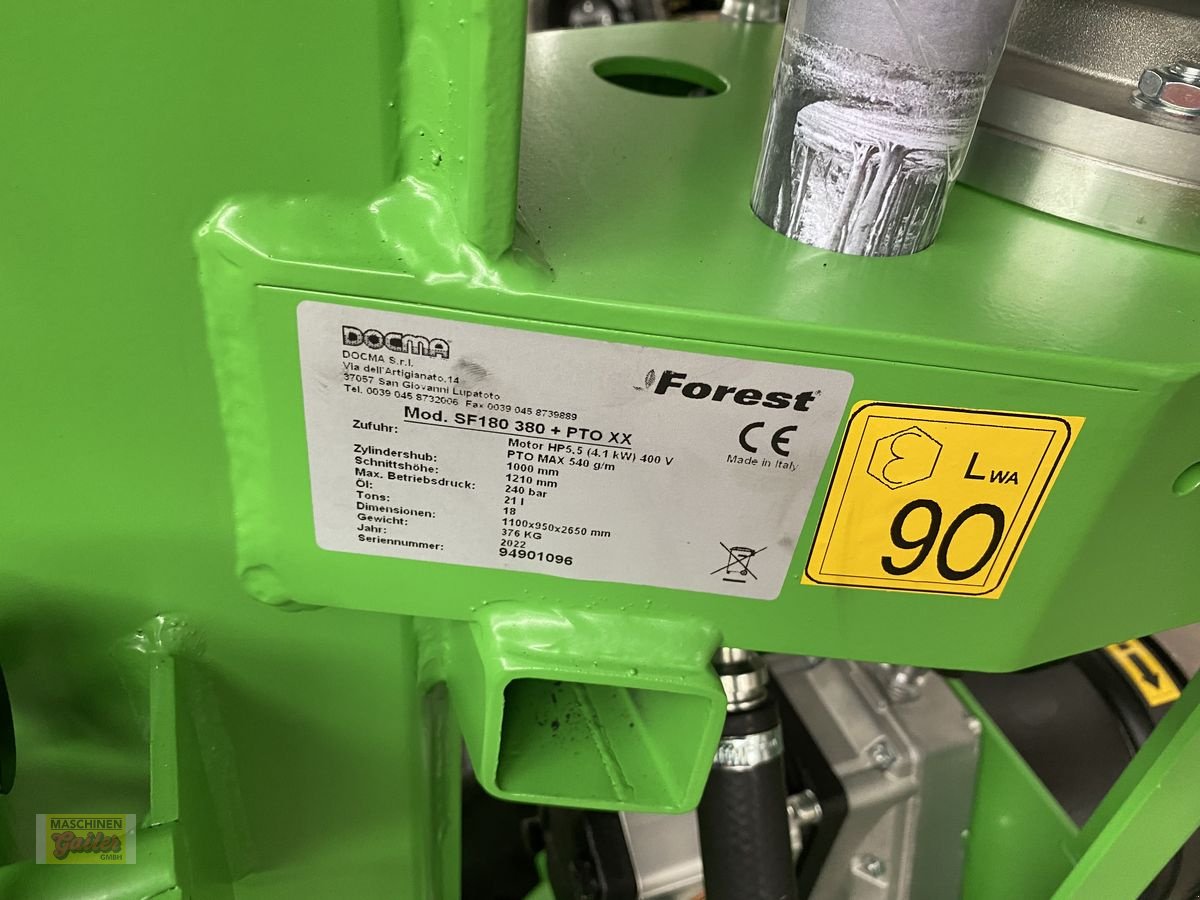 Holzspalter des Typs Sonstige DOCMA Forest SF 180XX Kombi, Neumaschine in Kötschach (Bild 11)