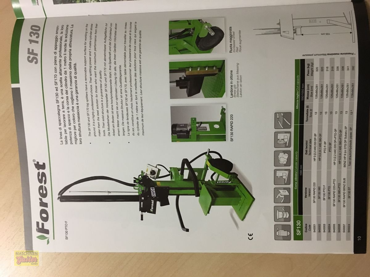 Holzspalter des Typs Sonstige Docma SF 130 Kombi, Neumaschine in Kötschach (Bild 7)