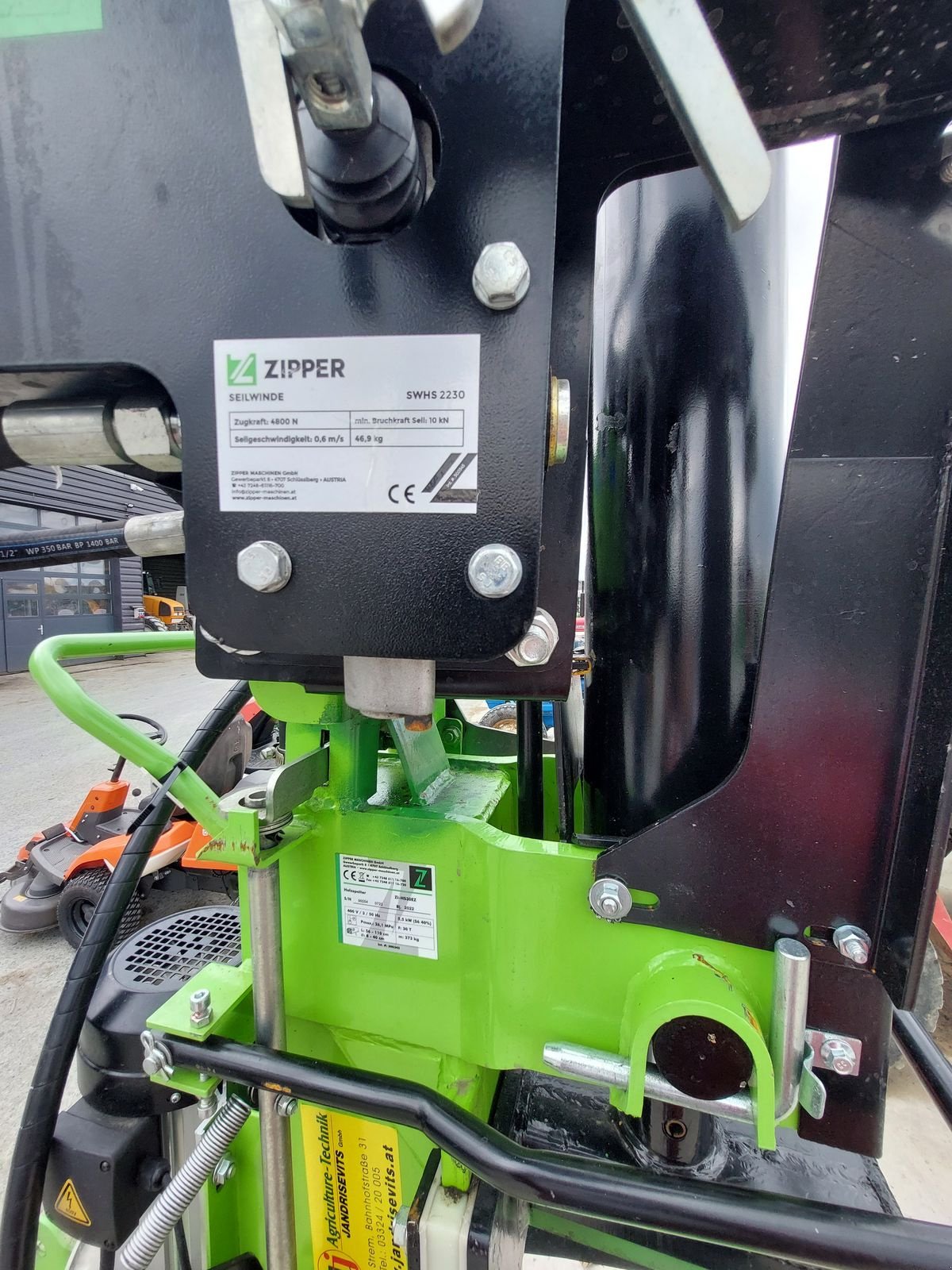 Holzspalter des Typs Sonstige Holzlspalter Zipper 30 to IntNr 11708, Gebrauchtmaschine in Strem (Bild 5)