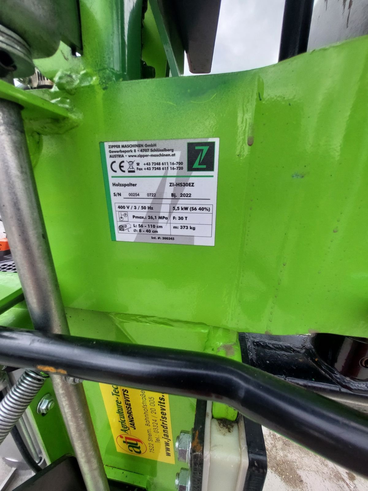 Holzspalter des Typs Sonstige Holzlspalter Zipper 30 to IntNr 11708, Gebrauchtmaschine in Strem (Bild 6)