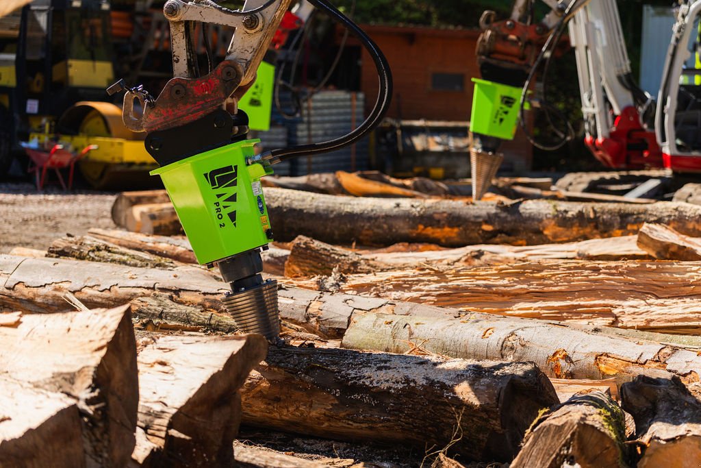 Holzspalter des Typs Sonstige Kegelspalter Bagger Erdbohrer PRO 2 1.100 ccm 65 Kw Holzkegel 260 x 500 mm, Neumaschine in Ingolstadt (Bild 5)