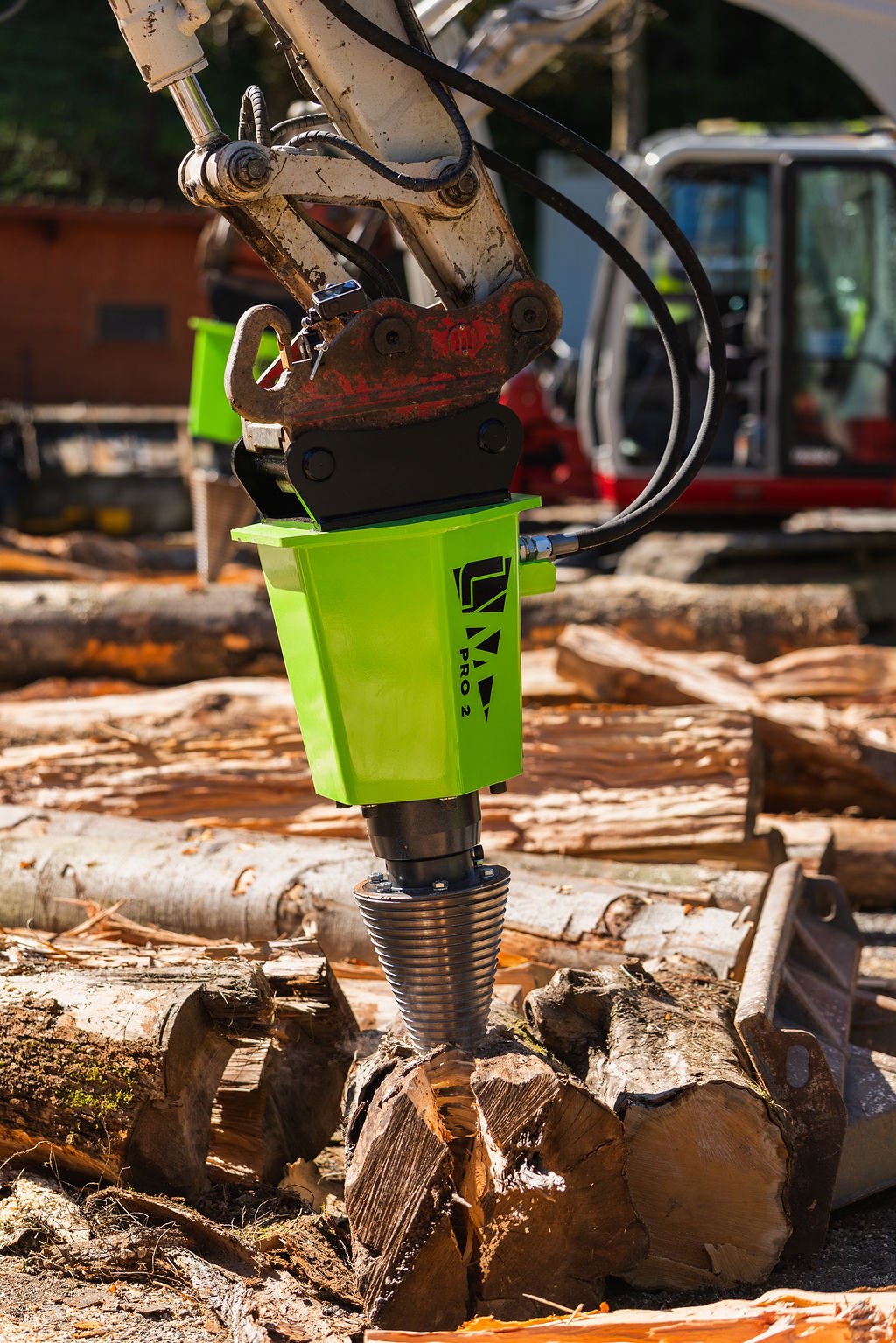 Holzspalter des Typs Sonstige Kegelspalter Bagger Erdbohrer PRO 2 1.100 ccm 65 Kw Holzkegel 260 x 500 mm, Neumaschine in Ingolstadt (Bild 8)