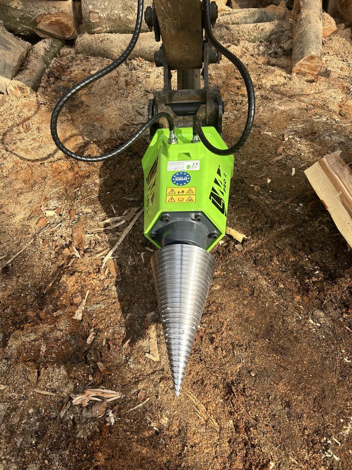 Holzspalter des Typs Sonstige Kegelspalter Bagger Erdbohrer PRO 2 1.100 ccm 65 Kw Holzkegel 260 x 500 mm, Neumaschine in Ingolstadt (Bild 9)