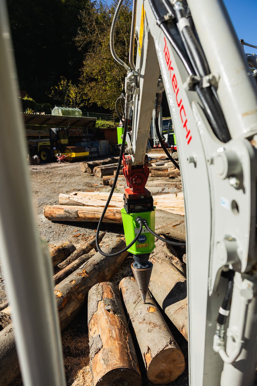 Holzspalter des Typs Sonstige Kegelspalter Erdbohrer Bagger PRO ECO 500 ccm Mit MS 01 30Kw Kegel 200 x 400 mm, Neumaschine in Ingolstadt (Bild 4)