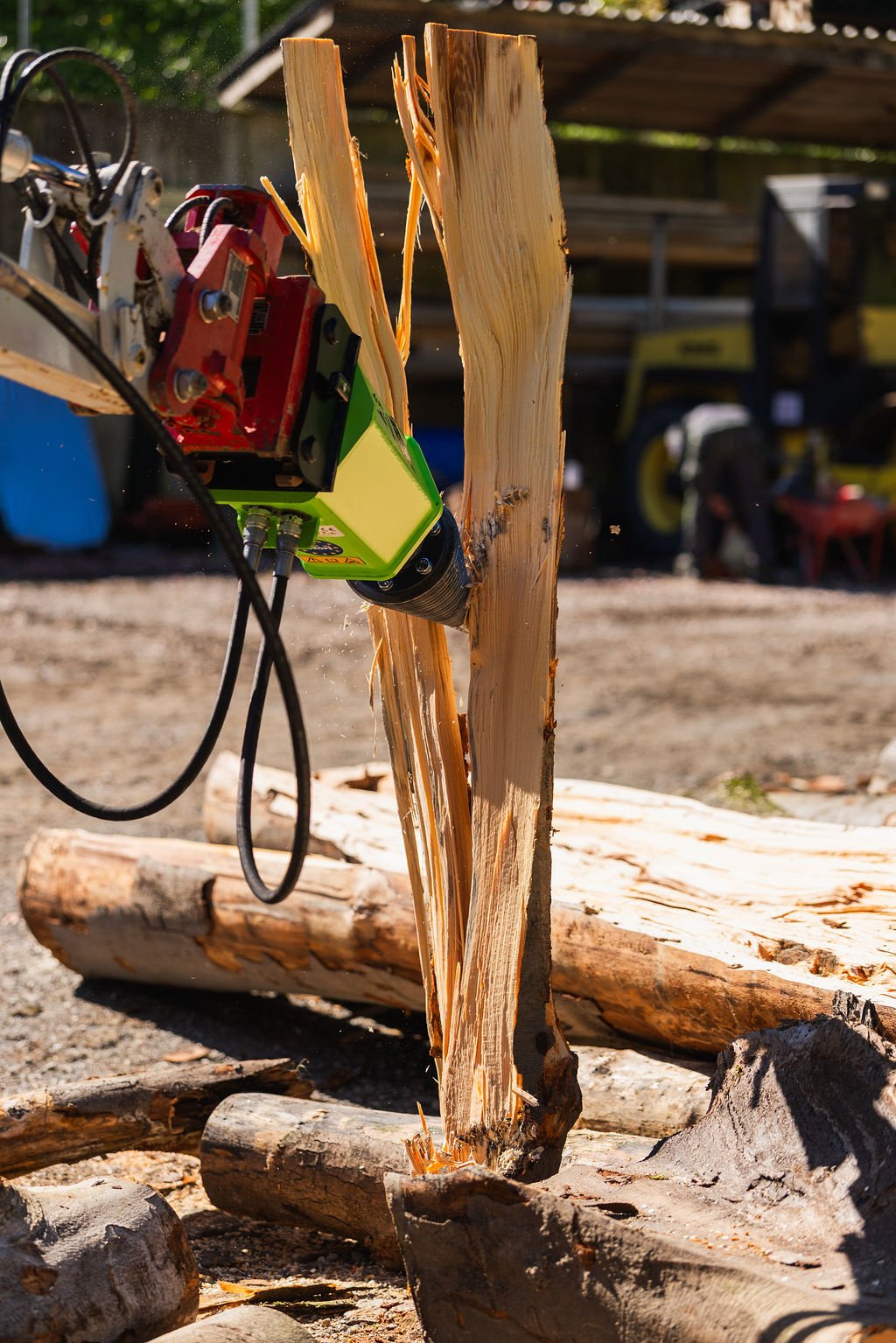 Holzspalter des Typs Sonstige Kegelspalter Erdbohrer Bagger PRO ECO 500 ccm Mit MS 01 30Kw Kegel 200 x 400 mm, Neumaschine in Ingolstadt (Bild 5)