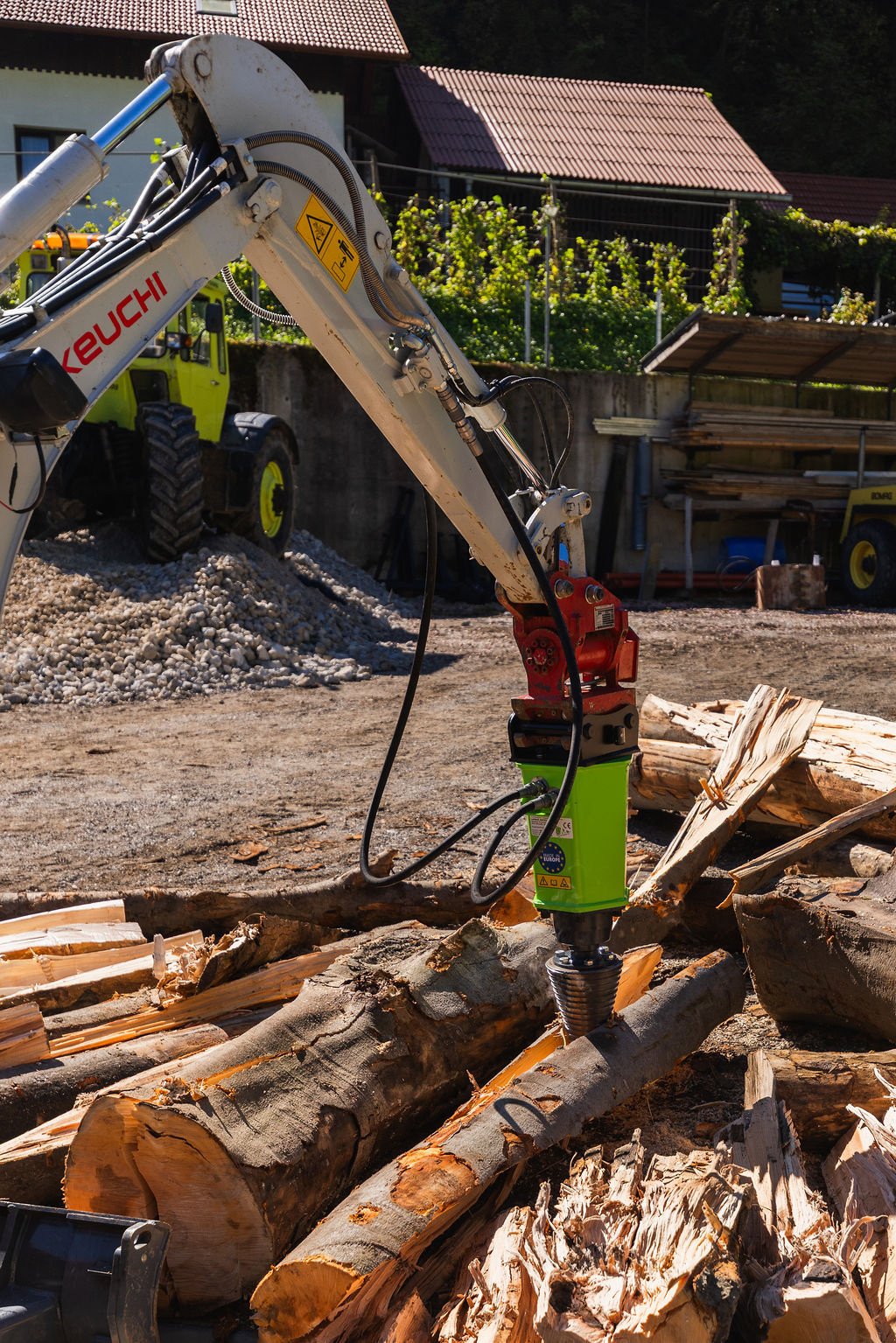 Holzspalter des Typs Sonstige Kegelspalter Erdbohrer Bagger PRO ECO 500 ccm Mit MS 01 30Kw Kegel 200 x 400 mm, Neumaschine in Ingolstadt (Bild 7)