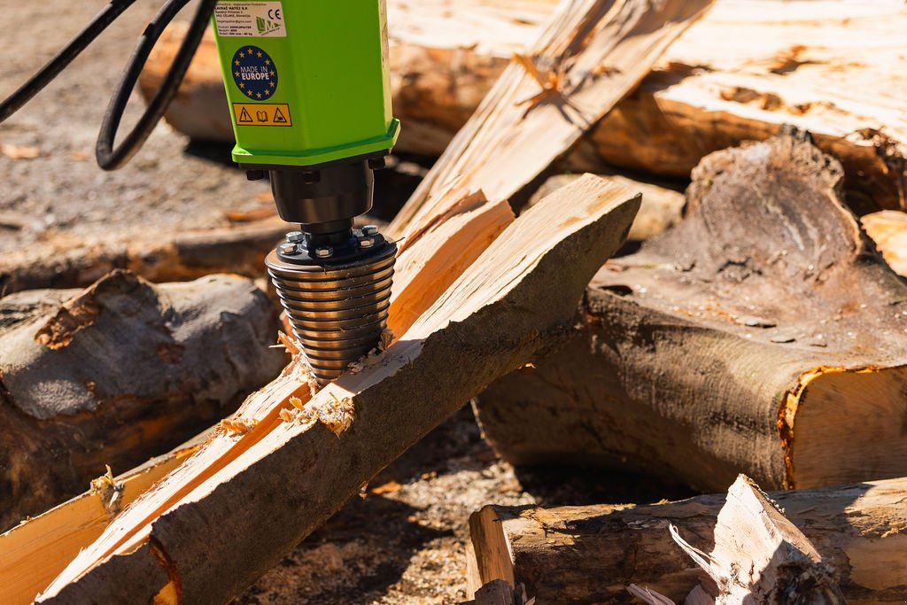 Holzspalter des Typs Sonstige Kegelspalter Erdbohrer Bagger PRO ECO 500 ccm Mit MS 01 30Kw Kegel 200 x 400 mm, Neumaschine in Ingolstadt (Bild 8)