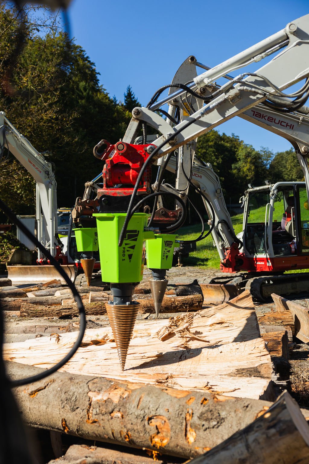 Holzspalter typu Sonstige Kegelspalter Erdbohrer Bagger Traktor PRO 1 800 ccm 2.750 Nm 45 Kw 2.750 Nm, Neumaschine v Ingolstadt (Obrázek 4)