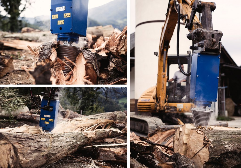 Holzspalter des Typs Sonstige Kegelspalter Holzspalter Bagger 1.100 ccm Ölmotor 3.750 Nm 65 Kw, Neumaschine in Ingolstadt (Bild 4)