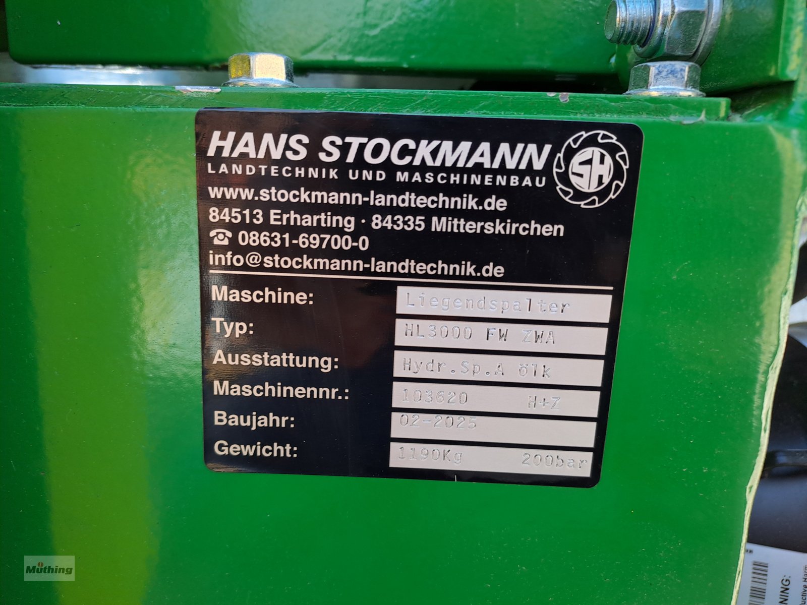Holzspalter des Typs Stockmann HL 3000 FW, Neumaschine in Neumarkt (Bild 11)