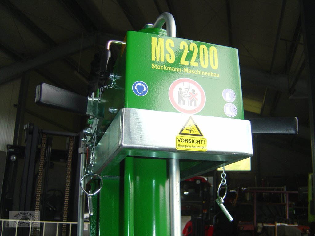 Holzspalter des Typs Stockmann MS 2200, *NEU* 22to., 120cmSpaltlänge, mit Eilgang, Eilgangpumpe und Gelenkwelle! *Profi-Holzspaltmaschine* Frachtfrei!, Neumaschine in Tschirn (Bild 10)