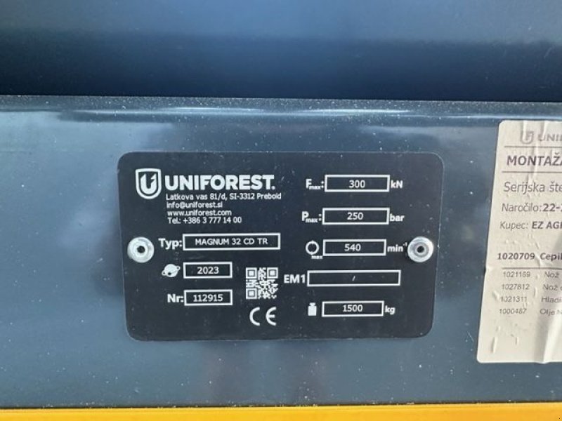 Holzspalter tip Uniforest Liegendspalter Magnum 32 CD TR Fahrwerk, Neumaschine in Tamsweg (Poză 17)