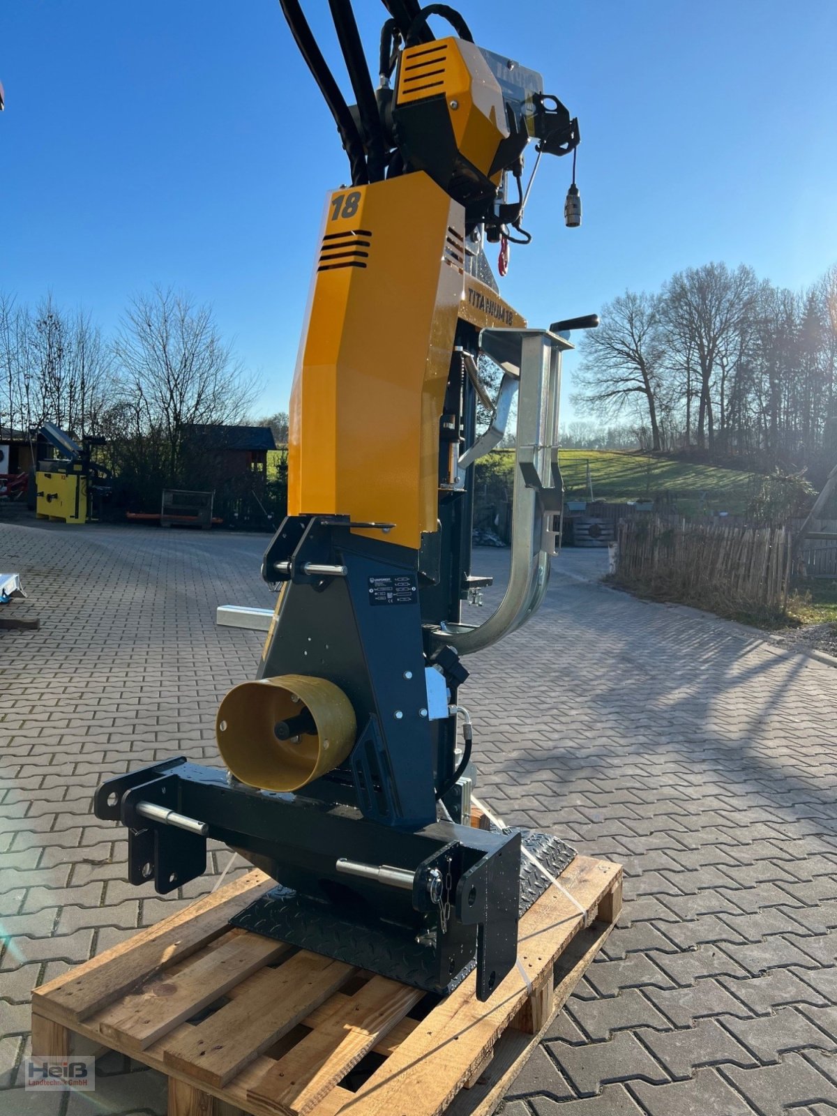 Holzspalter del tipo Uniforest TITANIUM 18, Neumaschine In Merkendorf (Immagine 8)