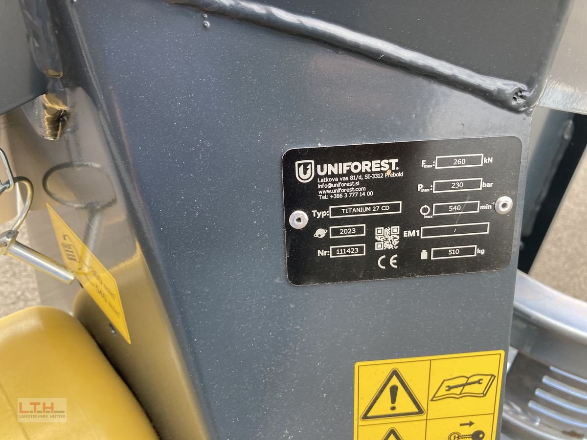 Holzspalter от тип Uniforest Titanium 27 CD, Neumaschine в Gnas (Снимка 9)