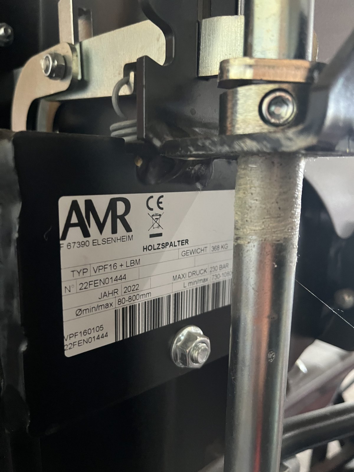 Holzspalter des Typs Unterreiner VPF16 eco Line Black Edition, Neumaschine in Hagenbüchach (Bild 4)