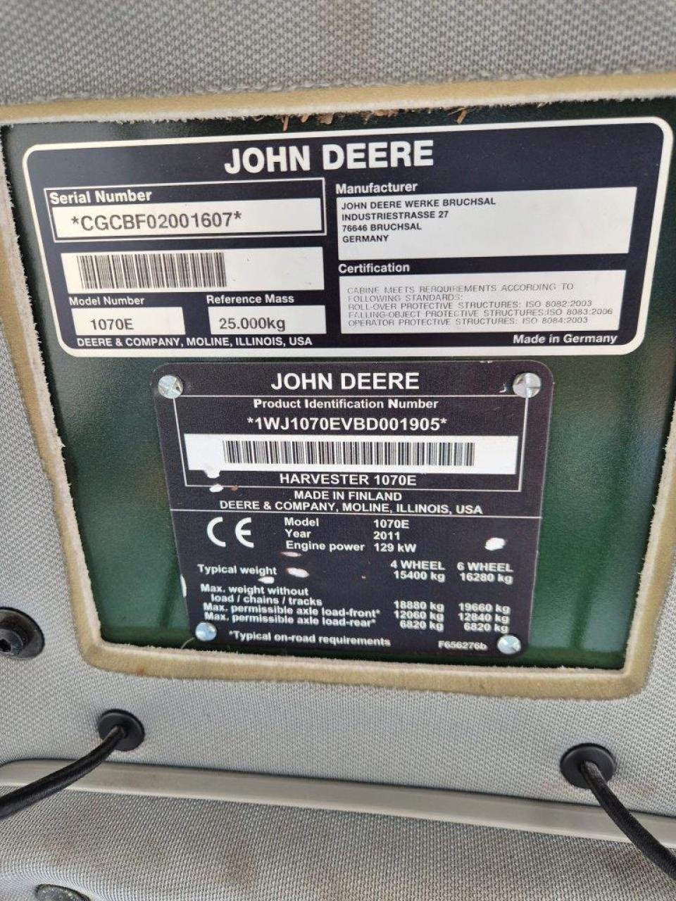 Holzvollernter typu John Deere 1070 E, Gebrauchtmaschine v Judenburg (Obrázek 15)