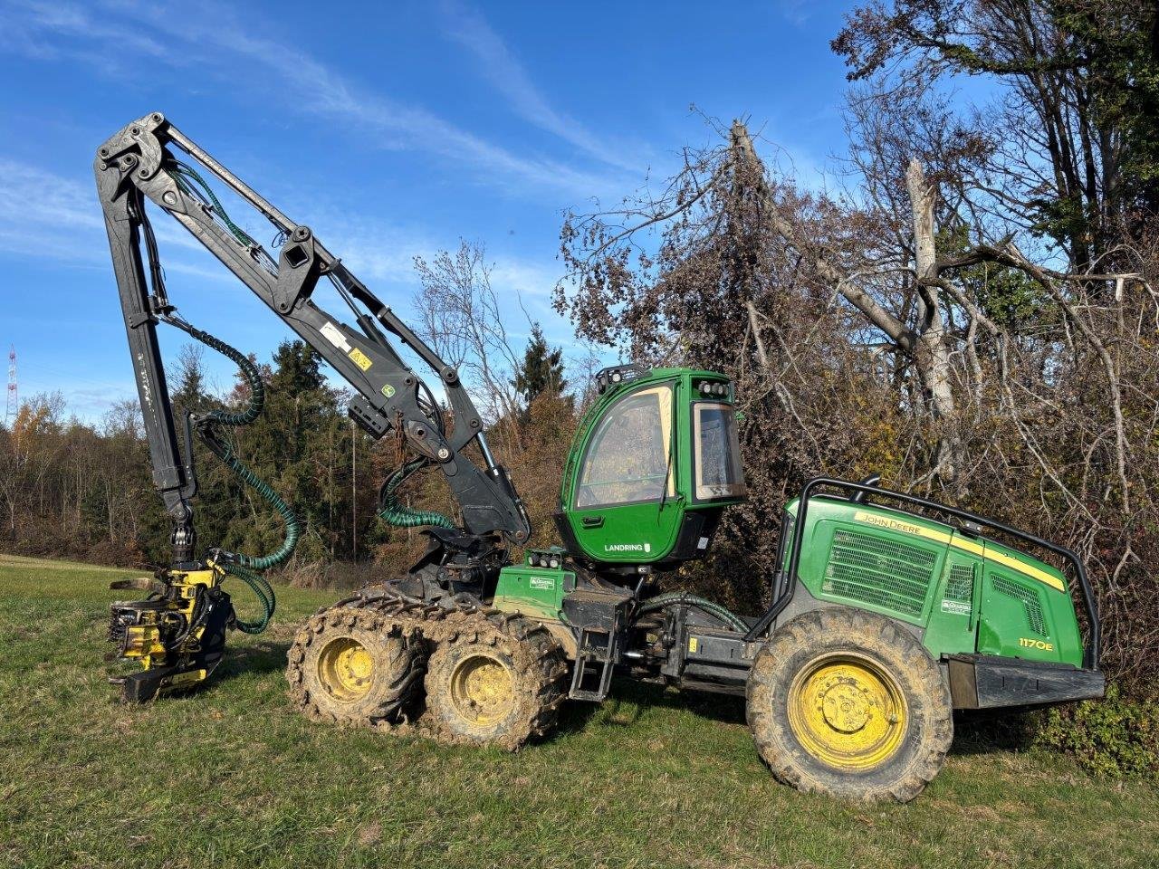 Holzvollernter des Typs John Deere 1170 E, Gebrauchtmaschine in Judenburg (Bild 13)