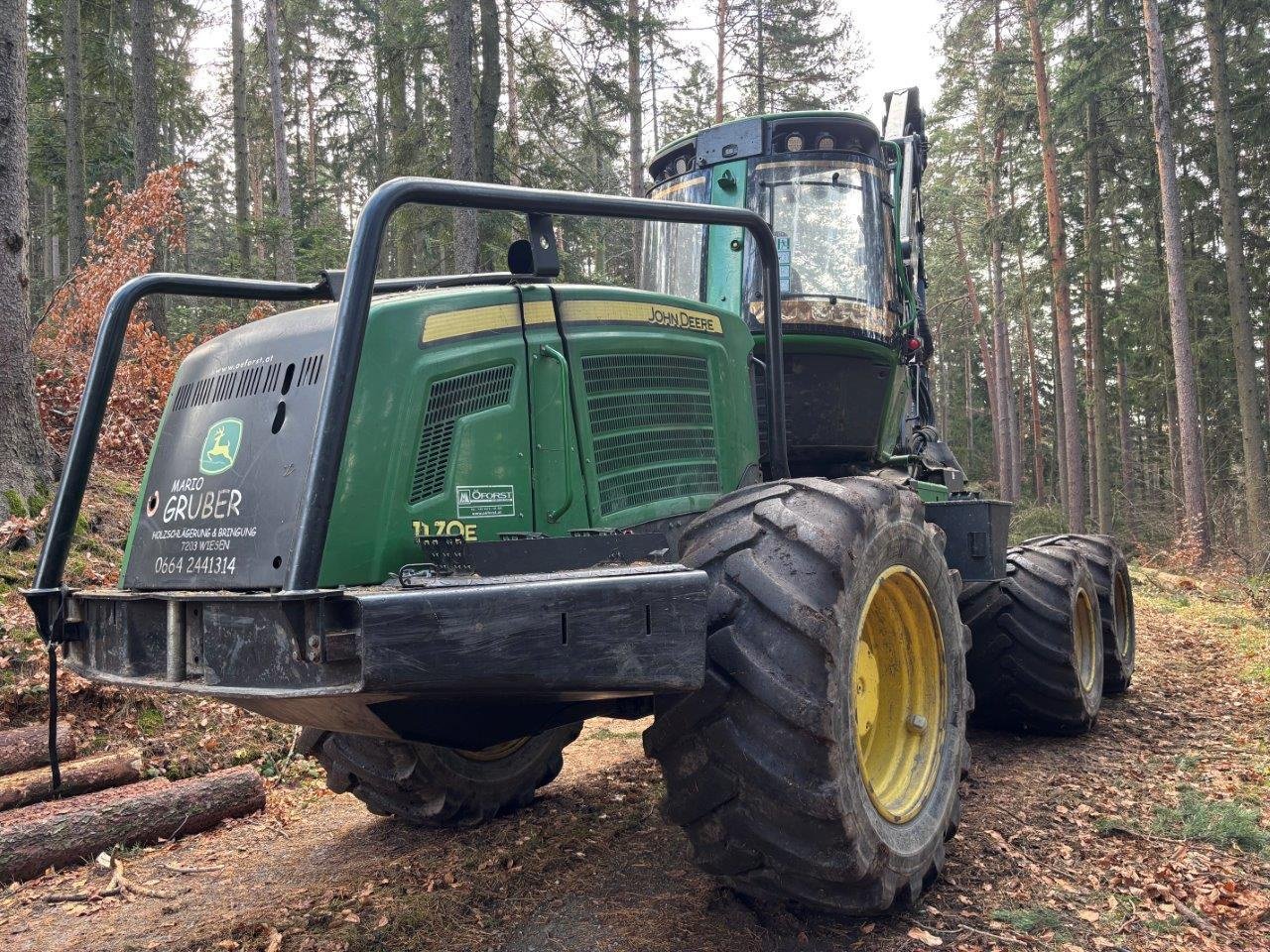 Holzvollernter du type John Deere 1170 E, Gebrauchtmaschine en Judenburg (Photo 7)