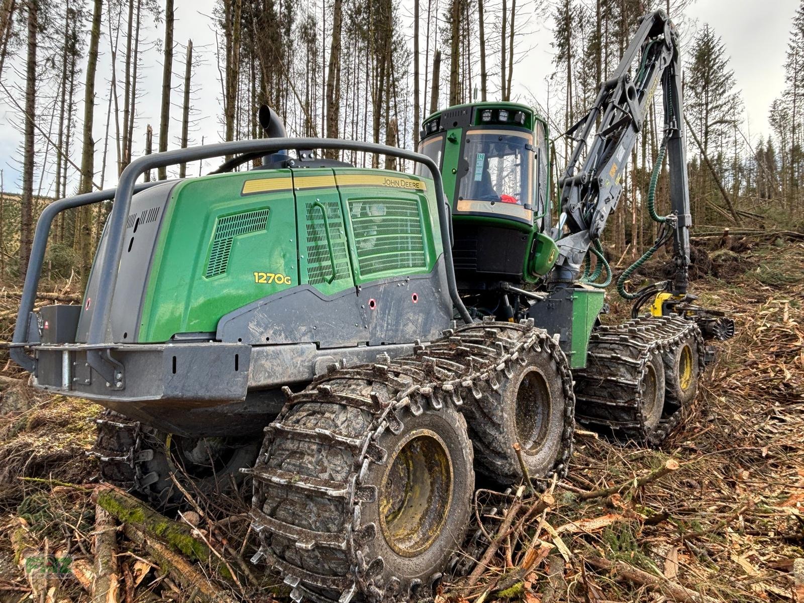 Holzvollernter des Typs John Deere 1270G 8WD, Gebrauchtmaschine in Leinburg (Bild 5)