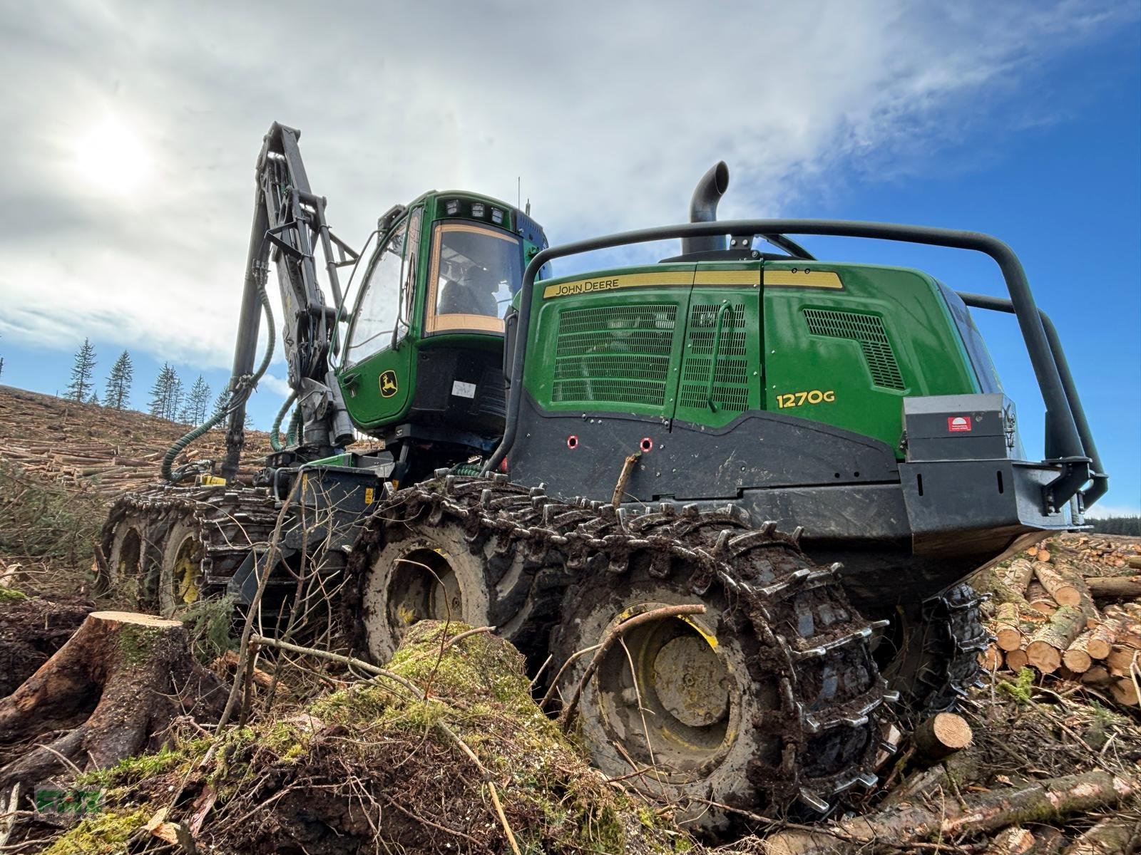 Holzvollernter des Typs John Deere 1270G 8WD, Gebrauchtmaschine in Leinburg (Bild 7)