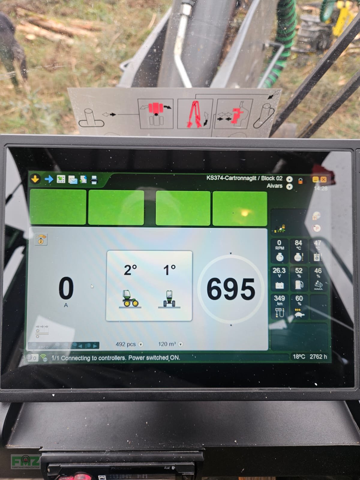 Holzvollernter des Typs John Deere 1270G 8WD, Gebrauchtmaschine in Leinburg (Bild 11)