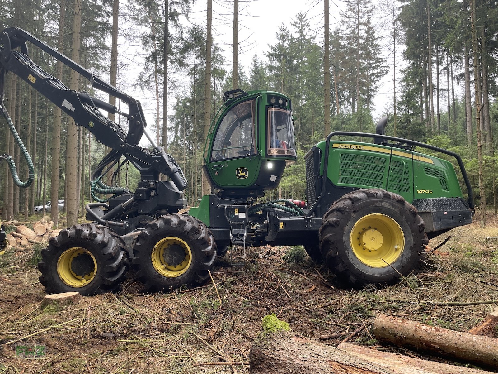 Holzvollernter Türe ait John Deere 1470G, Gebrauchtmaschine içinde Leinburg (resim 4)