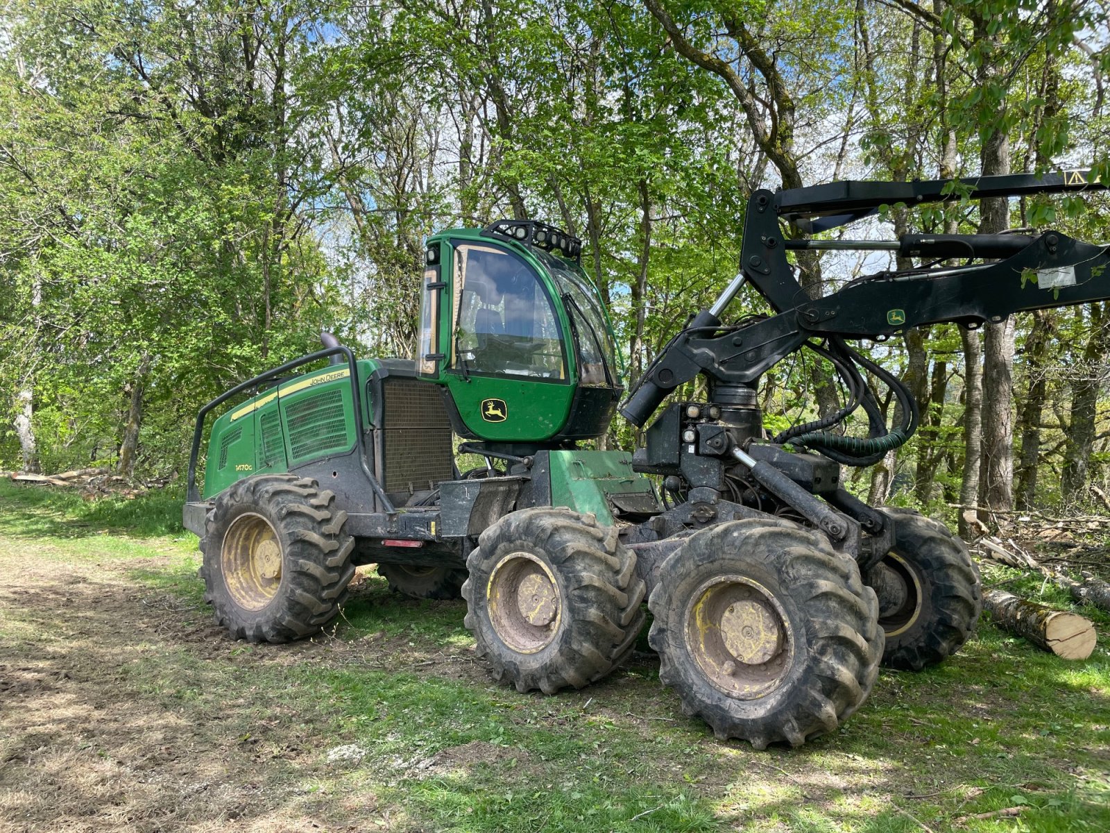 Holzvollernter of the type John Deere 1470G, Gebrauchtmaschine in Hentern (Picture 1)