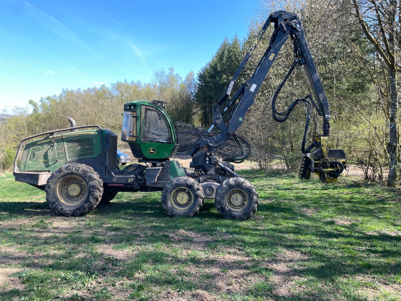 Holzvollernter of the type John Deere 1470G, Gebrauchtmaschine in Hentern (Picture 3)