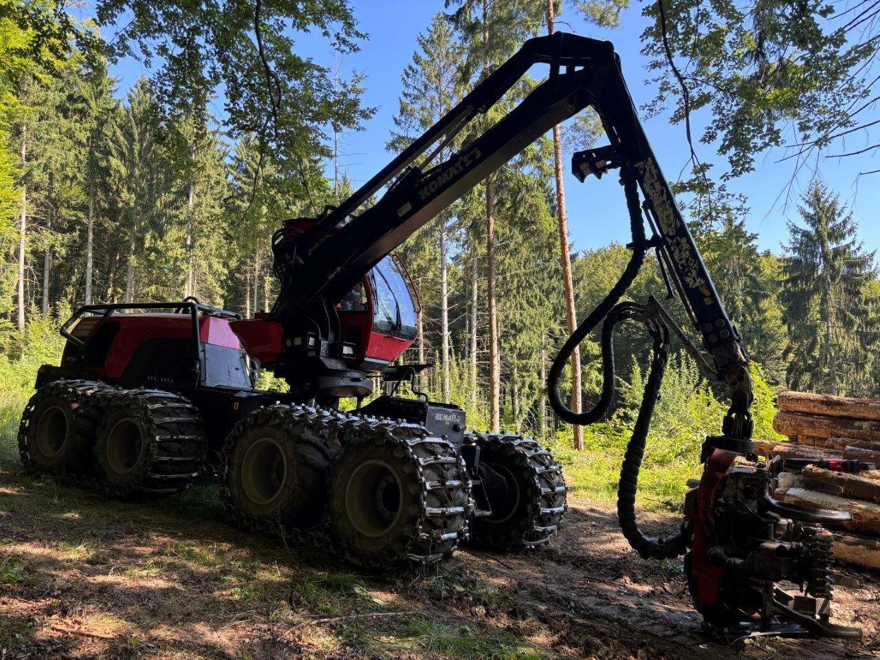 Holzvollernter des Typs Komatsu 931 XC, Gebrauchtmaschine in Judenburg (Bild 10)