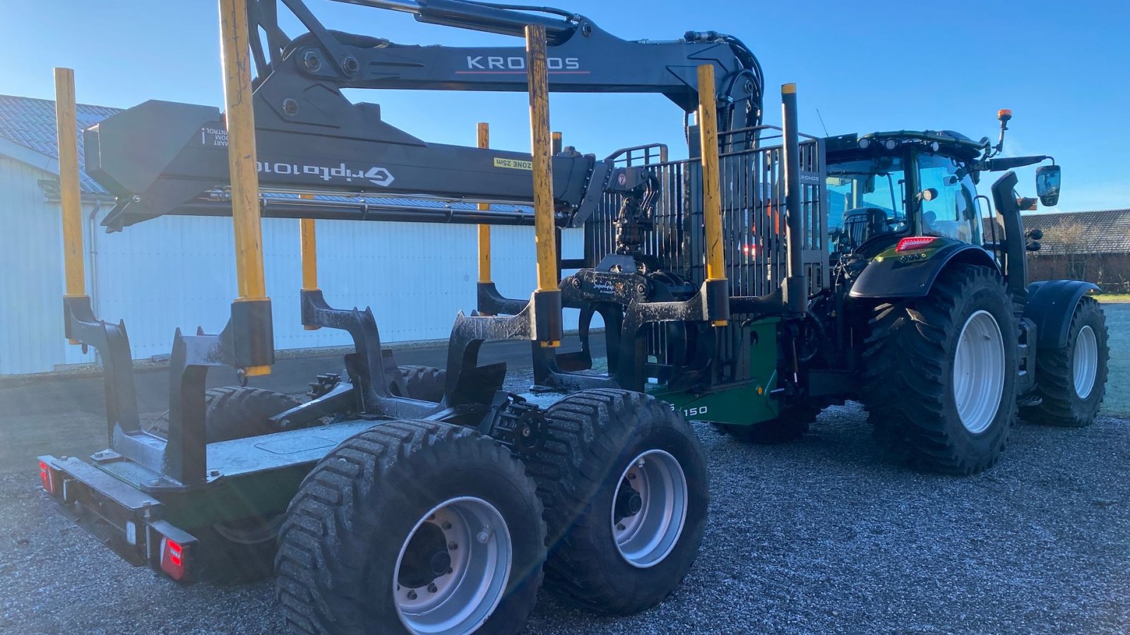 Holzvollernter of the type Kronos 150 4WD kronos +valtra N 175+ 10 kran, Gebrauchtmaschine in Holstebro (Picture 5)