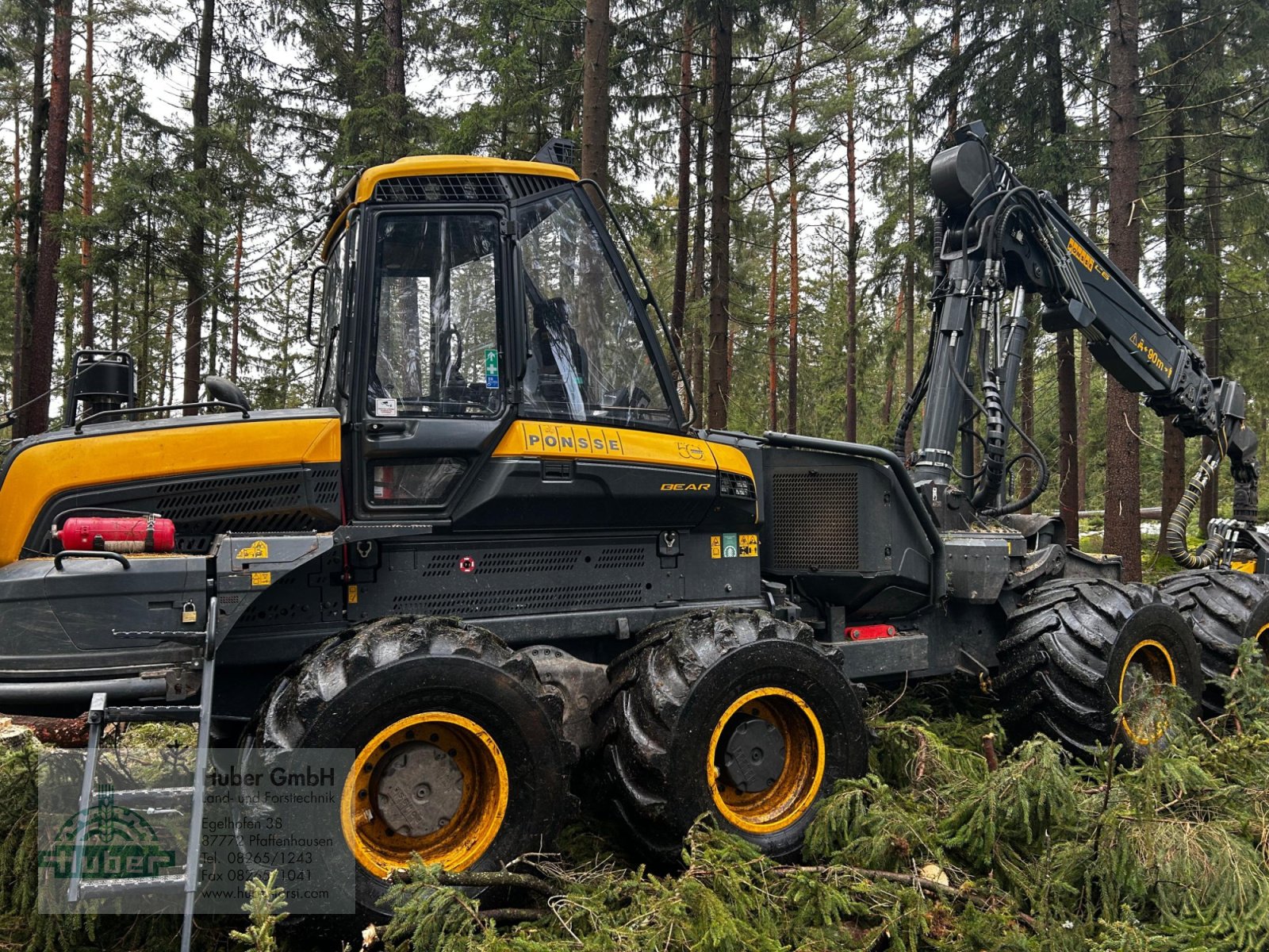 Holzvollernter typu Ponsse Bear, Gebrauchtmaschine v Pfaffenhausen (Obrázek 9)