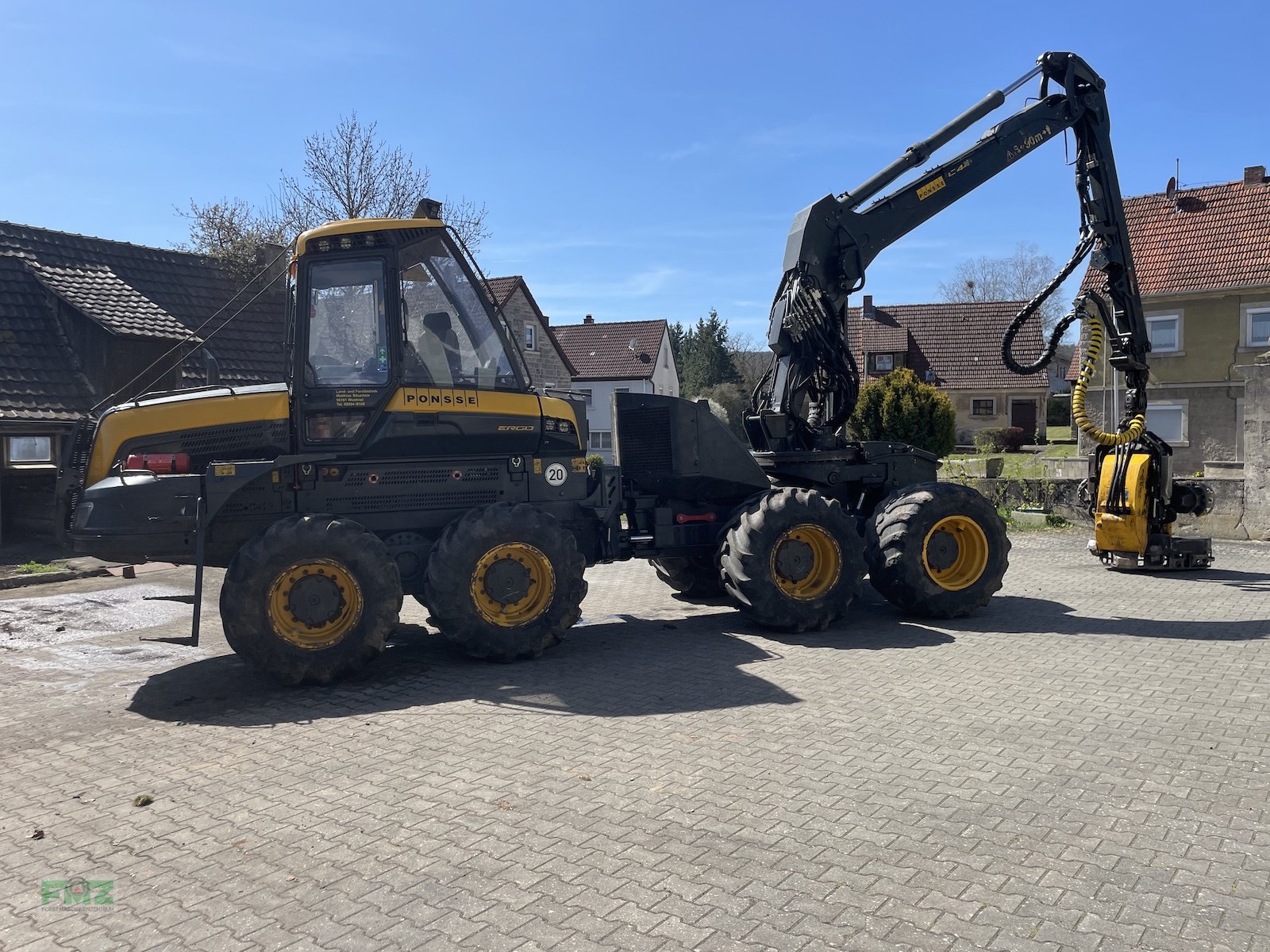 Holzvollernter Türe ait Ponsse Ergo 8WD, Gebrauchtmaschine içinde Leinburg (resim 7)