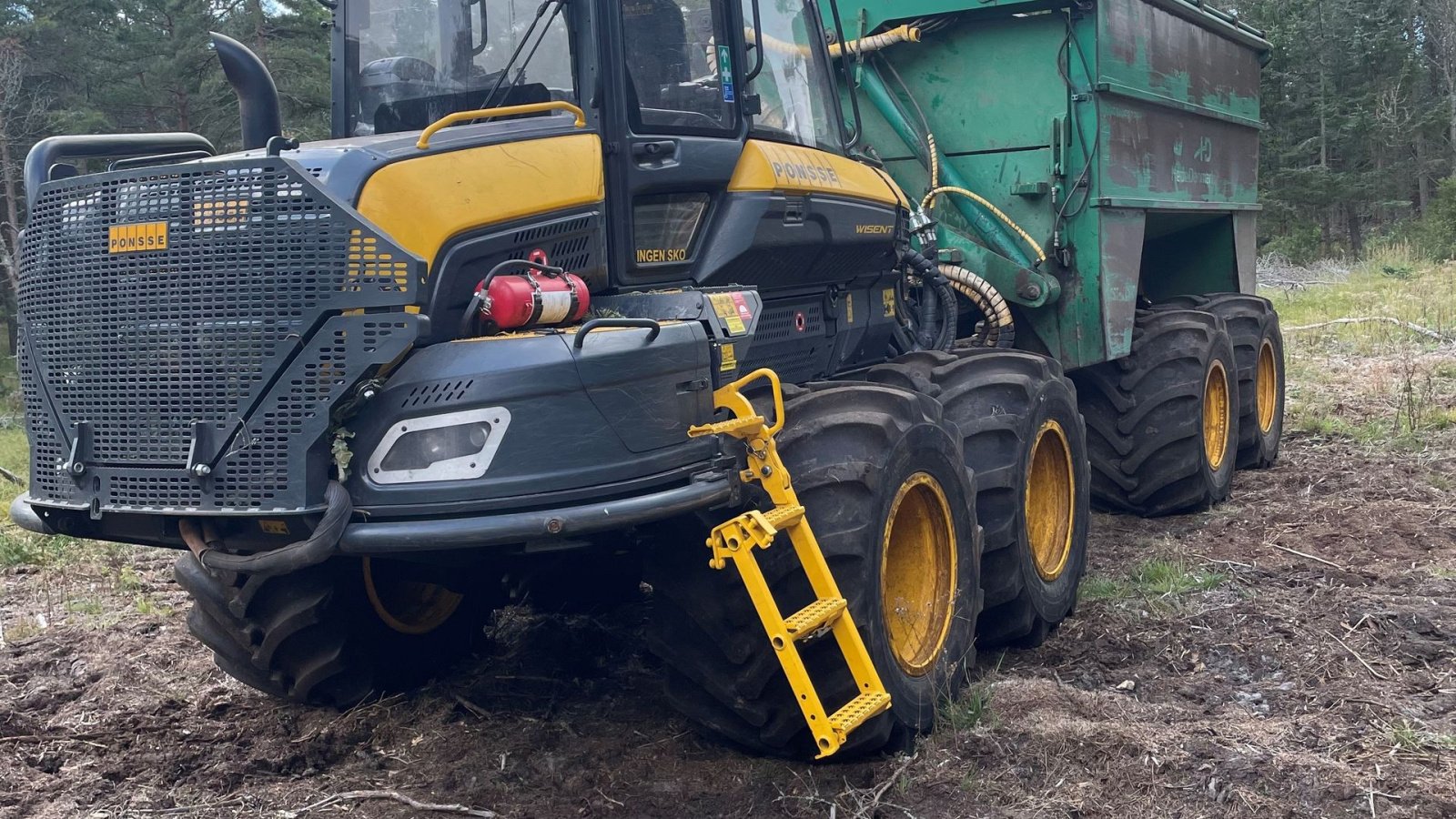 Holzvollernter typu Ponsse Wisent 8W Med fliskasse, Gebrauchtmaschine v Ulstrup (Obrázek 1)